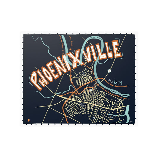 Phoenixville Map 20"x16"
